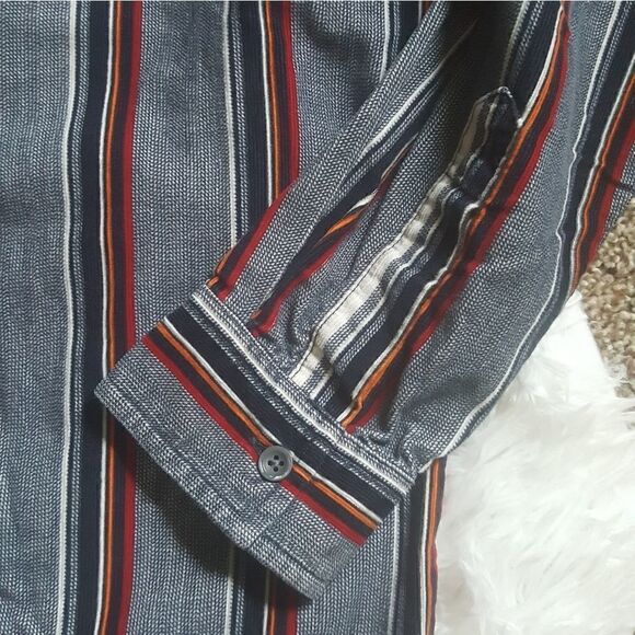 Tommy Hilfiger button down striped long sleeve - Picture 4 of 5